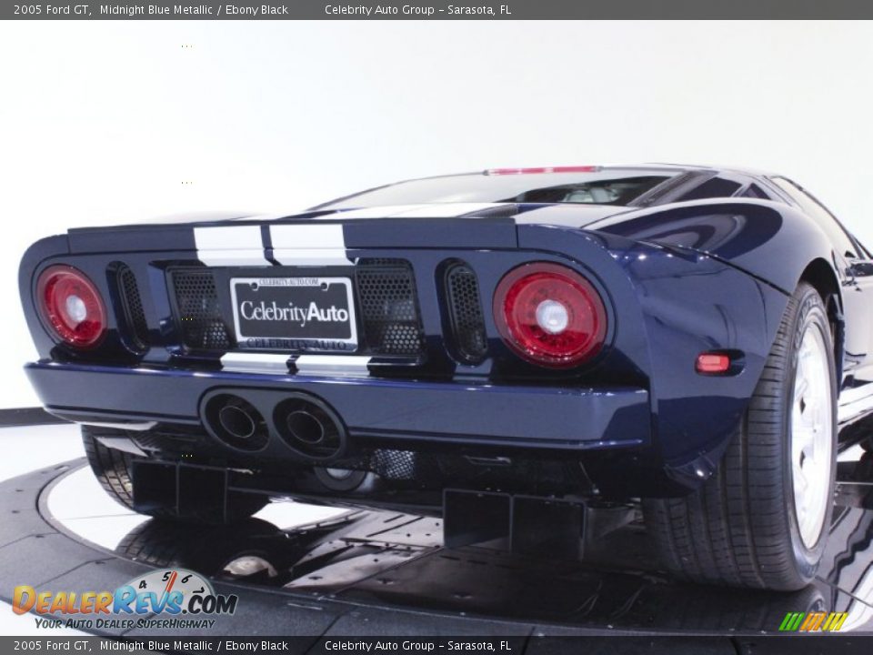 2005 Ford GT Midnight Blue Metallic / Ebony Black Photo #35