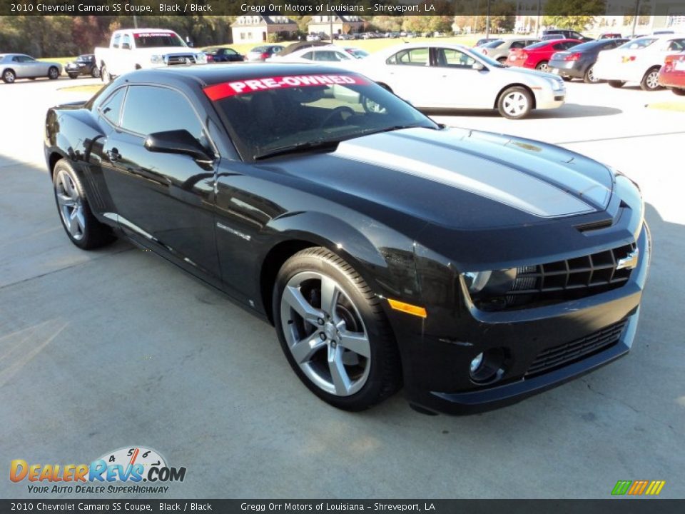 2010 Chevrolet Camaro SS Coupe Black / Black Photo #2