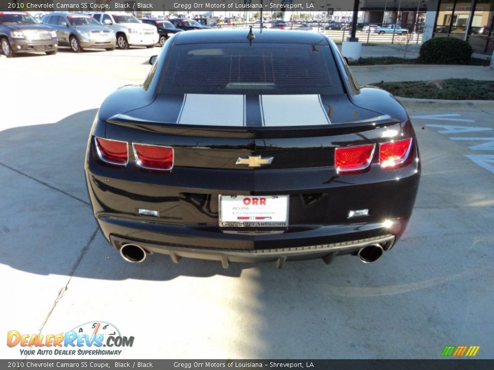 2010 Chevrolet Camaro SS Coupe Black / Black Photo #8