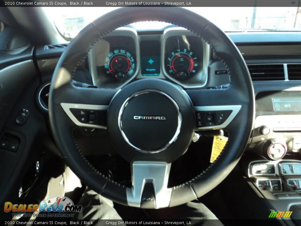 2010 Chevrolet Camaro SS Coupe Black / Black Photo #12