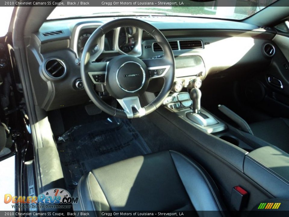 2010 Chevrolet Camaro SS Coupe Black / Black Photo #16