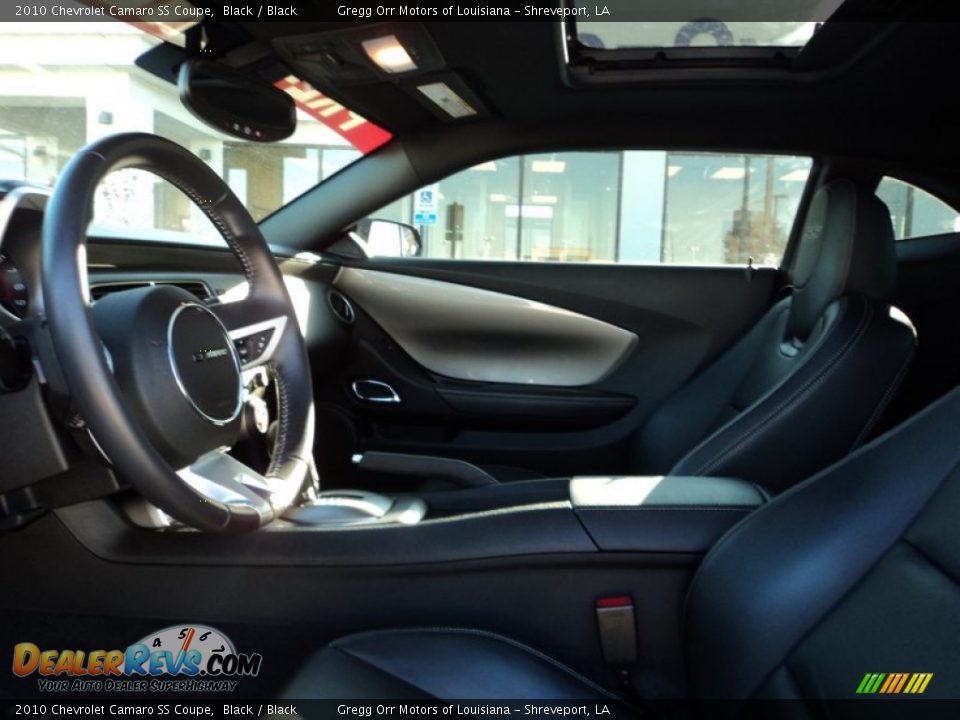 2010 Chevrolet Camaro SS Coupe Black / Black Photo #17