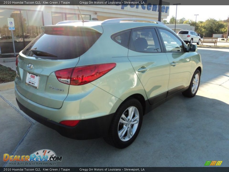 2010 Hyundai Tucson GLS Kiwi Green / Taupe Photo #3