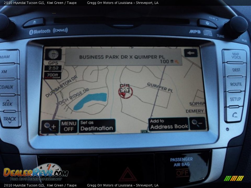 2010 Hyundai Tucson GLS Kiwi Green / Taupe Photo #11