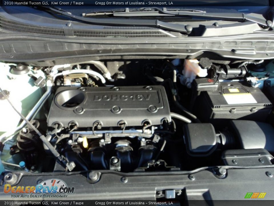 2010 Hyundai Tucson GLS Kiwi Green / Taupe Photo #23