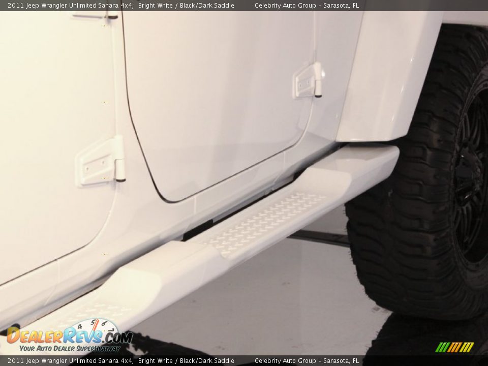 2011 Jeep Wrangler Unlimited Sahara 4x4 Bright White / Black/Dark Saddle Photo #35