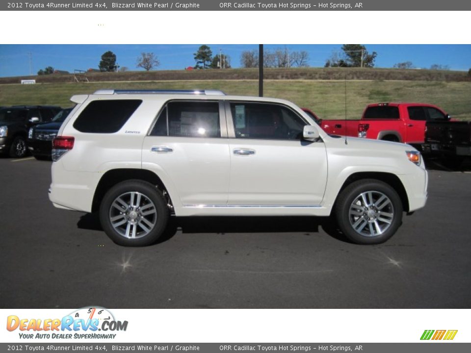 2012 Toyota 4Runner Limited 4x4 Blizzard White Pearl / Graphite Photo #6