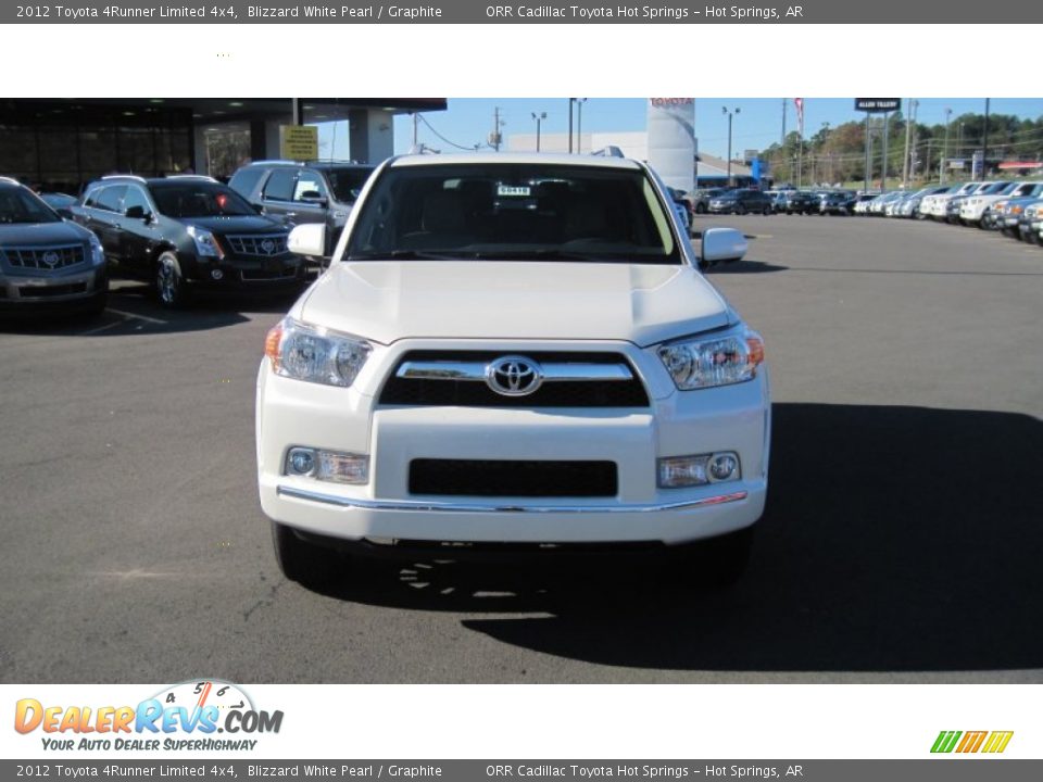 2012 Toyota 4Runner Limited 4x4 Blizzard White Pearl / Graphite Photo #8