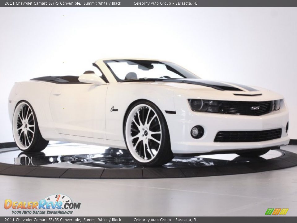2011 Chevrolet Camaro SS/RS Convertible Summit White / Black Photo #9