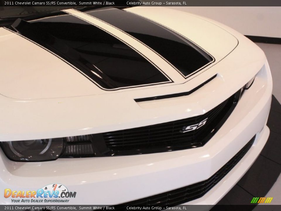 2011 Chevrolet Camaro SS/RS Convertible Summit White / Black Photo #16