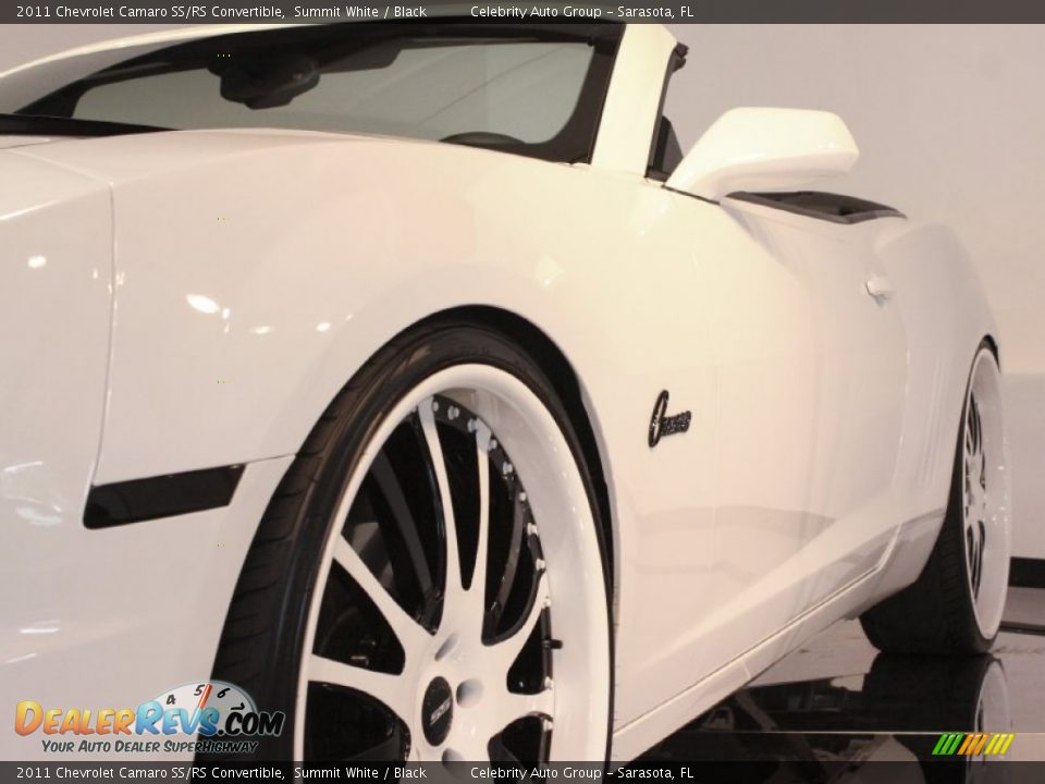 2011 Chevrolet Camaro SS/RS Convertible Summit White / Black Photo #17