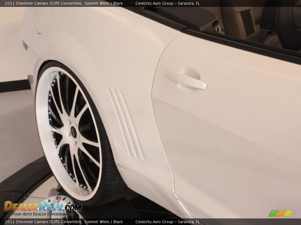 2011 Chevrolet Camaro SS/RS Convertible Summit White / Black Photo #23