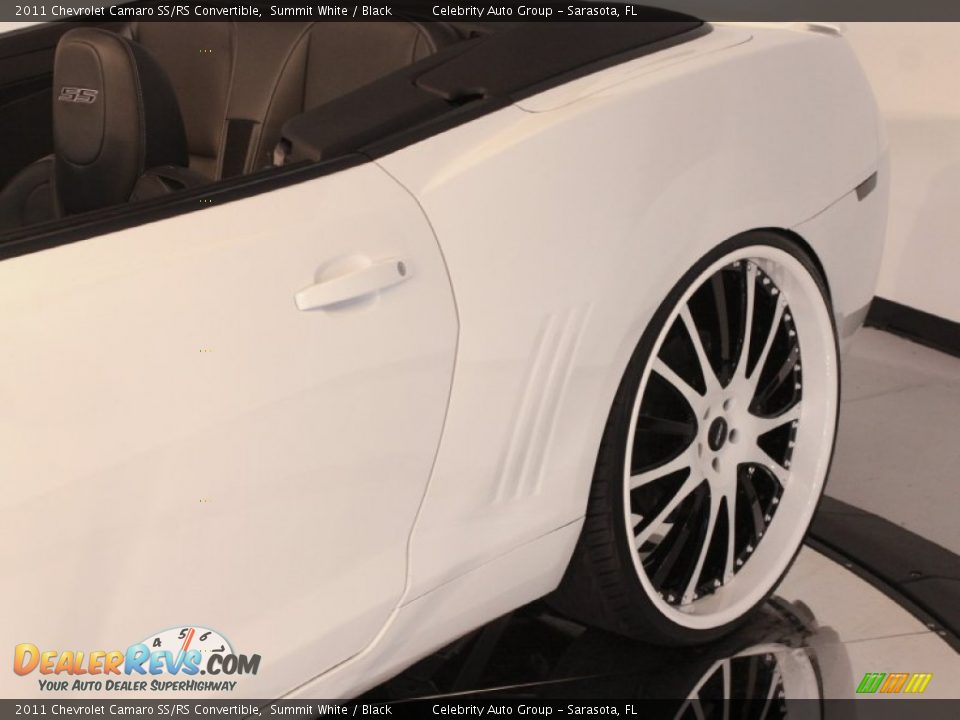 2011 Chevrolet Camaro SS/RS Convertible Summit White / Black Photo #24