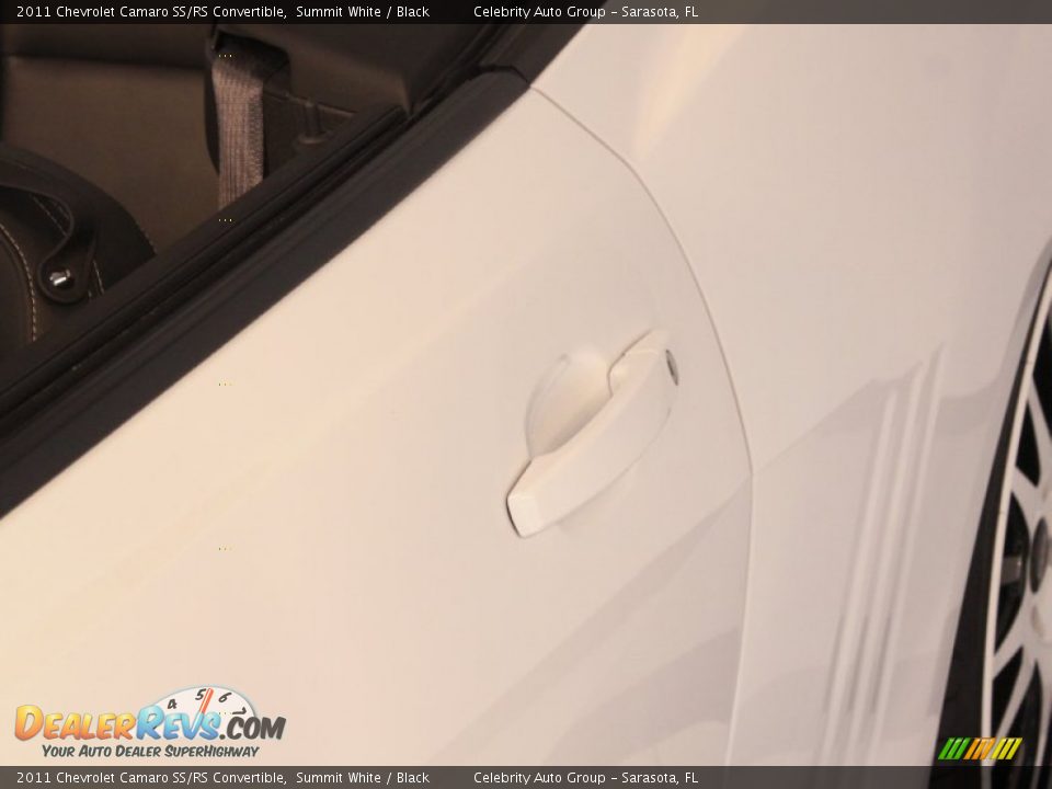 2011 Chevrolet Camaro SS/RS Convertible Summit White / Black Photo #25