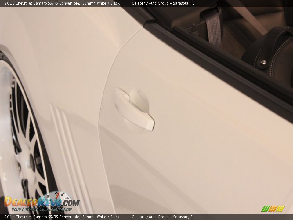 2011 Chevrolet Camaro SS/RS Convertible Summit White / Black Photo #26