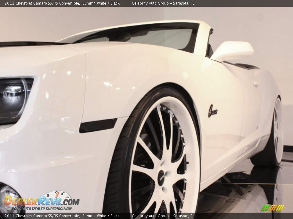 2011 Chevrolet Camaro SS/RS Convertible Summit White / Black Photo #29