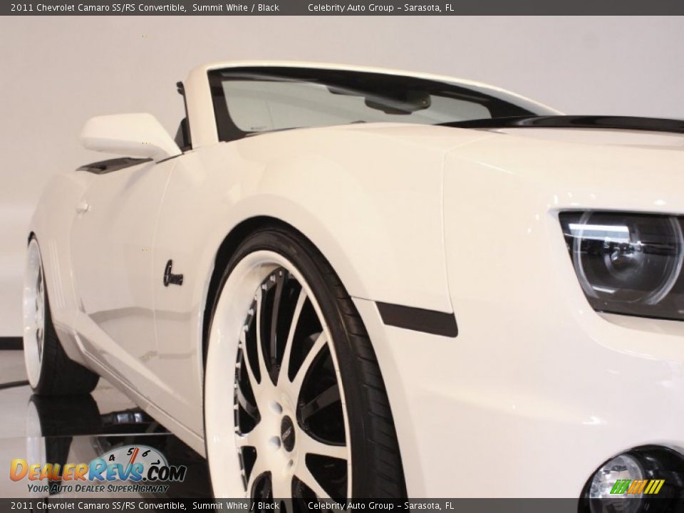 2011 Chevrolet Camaro SS/RS Convertible Summit White / Black Photo #30