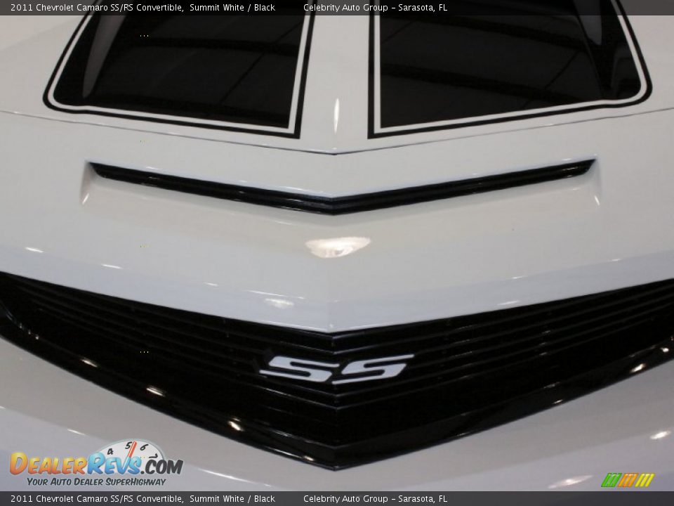 2011 Chevrolet Camaro SS/RS Convertible Summit White / Black Photo #31