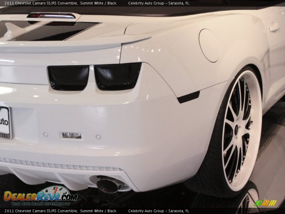 2011 Chevrolet Camaro SS/RS Convertible Summit White / Black Photo #32