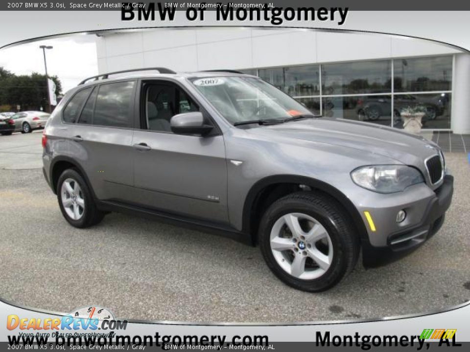 2007 BMW X5 3.0si Space Grey Metallic / Gray Photo #1