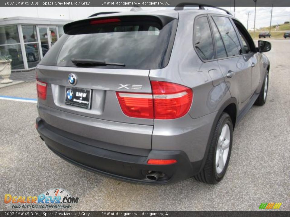 2007 BMW X5 3.0si Space Grey Metallic / Gray Photo #4