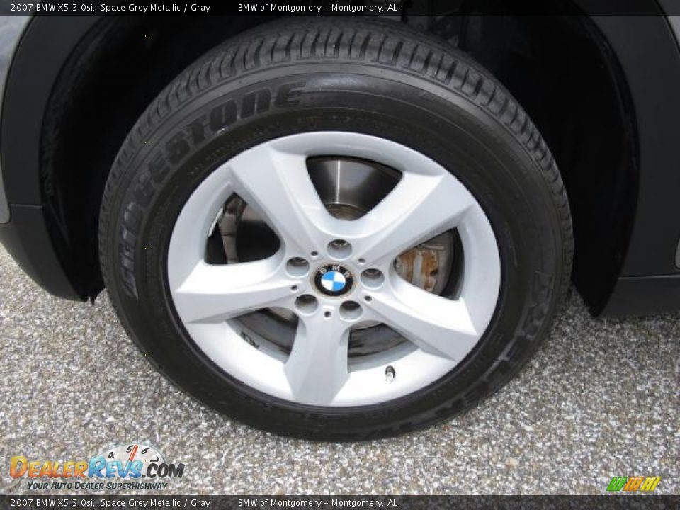 2007 BMW X5 3.0si Space Grey Metallic / Gray Photo #11