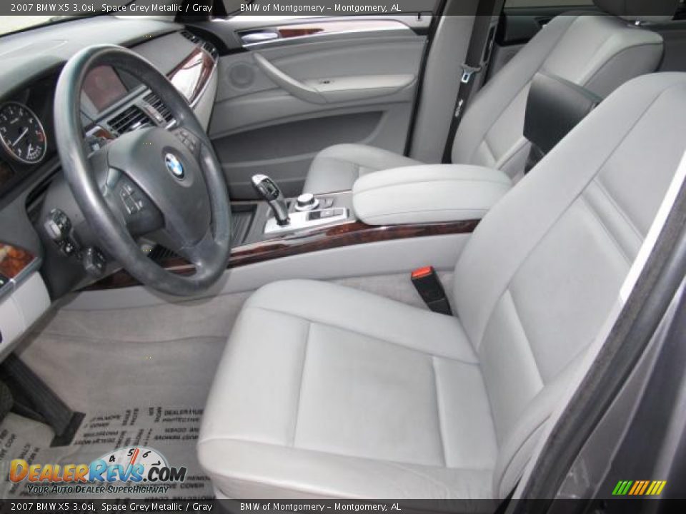 2007 BMW X5 3.0si Space Grey Metallic / Gray Photo #17