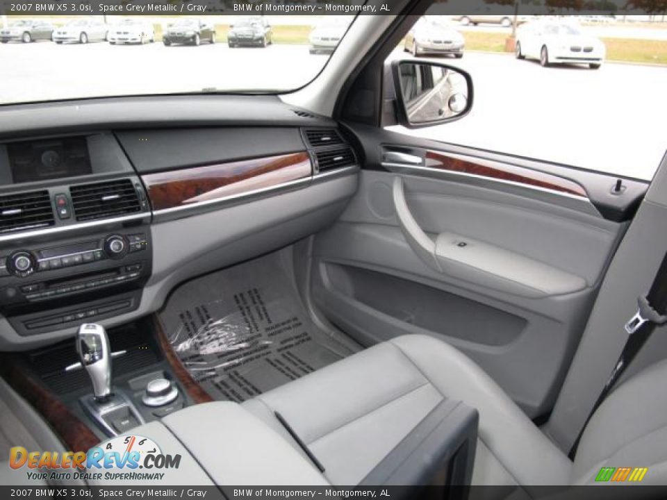 2007 BMW X5 3.0si Space Grey Metallic / Gray Photo #19