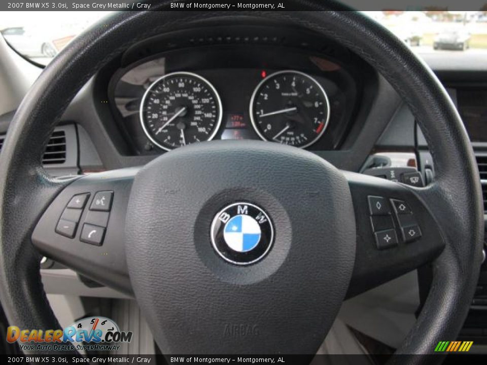 2007 BMW X5 3.0si Space Grey Metallic / Gray Photo #28