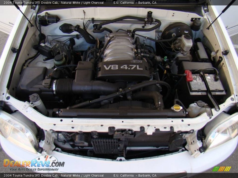 2004 Toyota Tundra SR5 Double Cab 4.7L DOHC 32V i-Force V8 Engine Photo #12