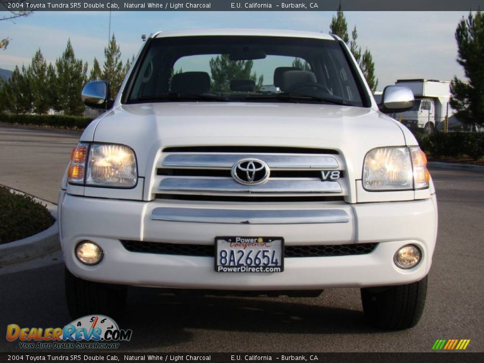 2004 Toyota Tundra SR5 Double Cab Natural White / Light Charcoal Photo #17