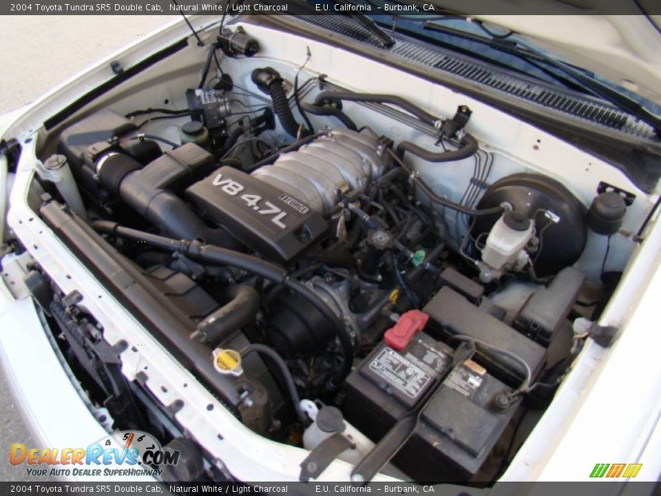 2004 Toyota Tundra SR5 Double Cab 4.7L DOHC 32V i-Force V8 Engine Photo #29