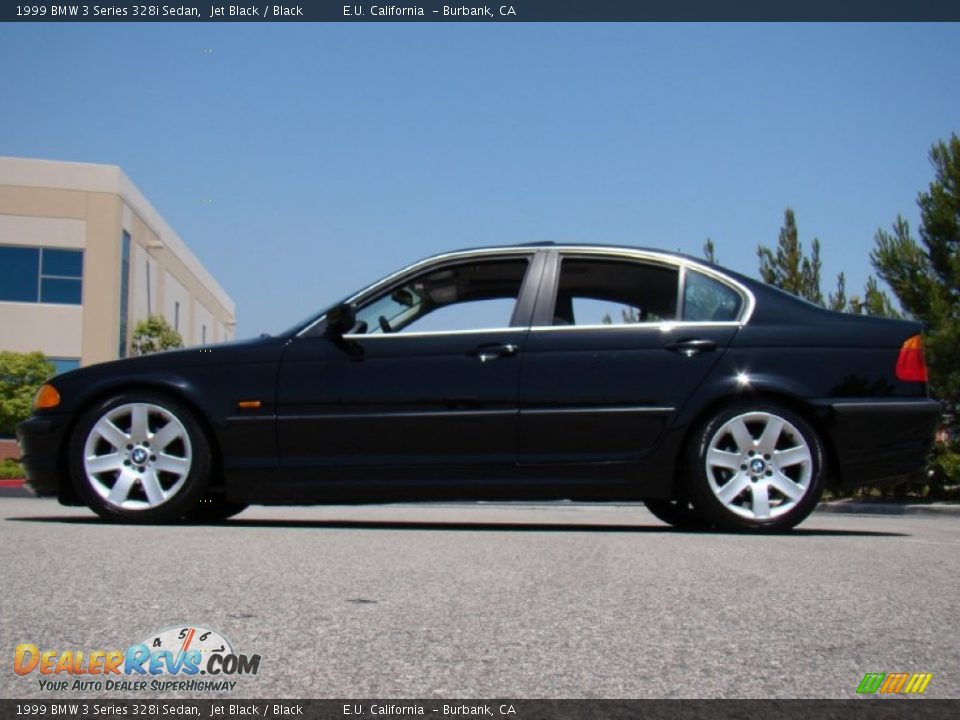 1999 BMW 3 Series 328i Sedan Jet Black / Black Photo #2
