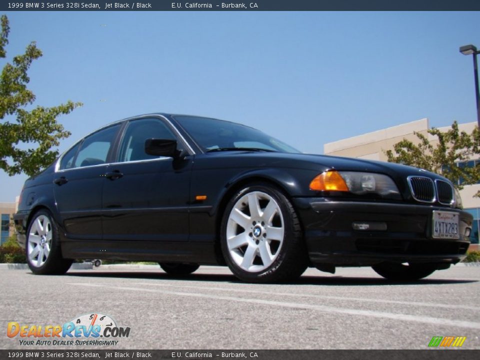 1999 BMW 3 Series 328i Sedan Jet Black / Black Photo #3