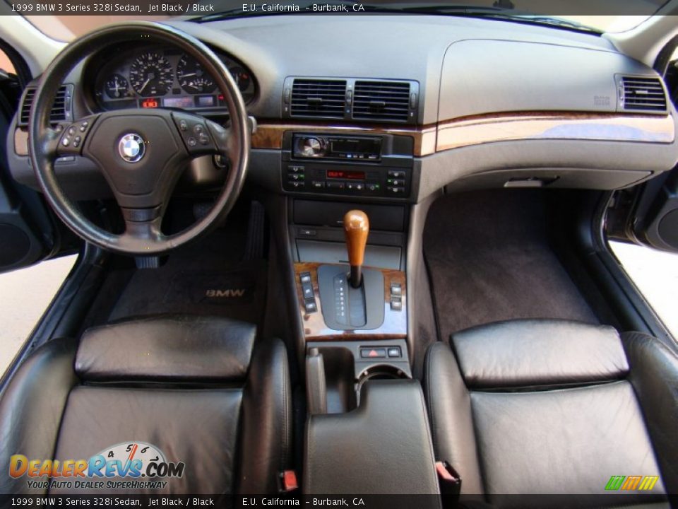1999 BMW 3 Series 328i Sedan Jet Black / Black Photo #6