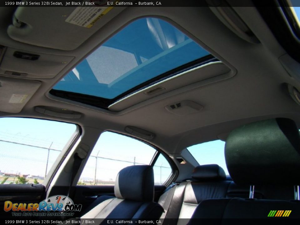 1999 BMW 3 Series 328i Sedan Jet Black / Black Photo #7