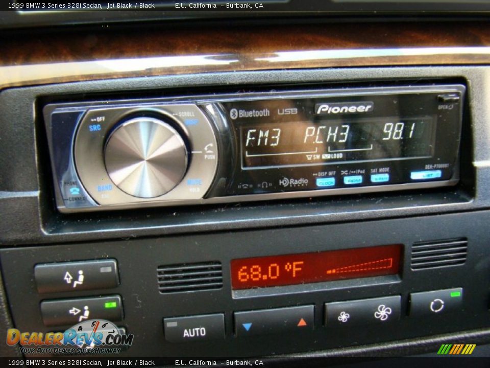1999 BMW 3 Series 328i Sedan Jet Black / Black Photo #10