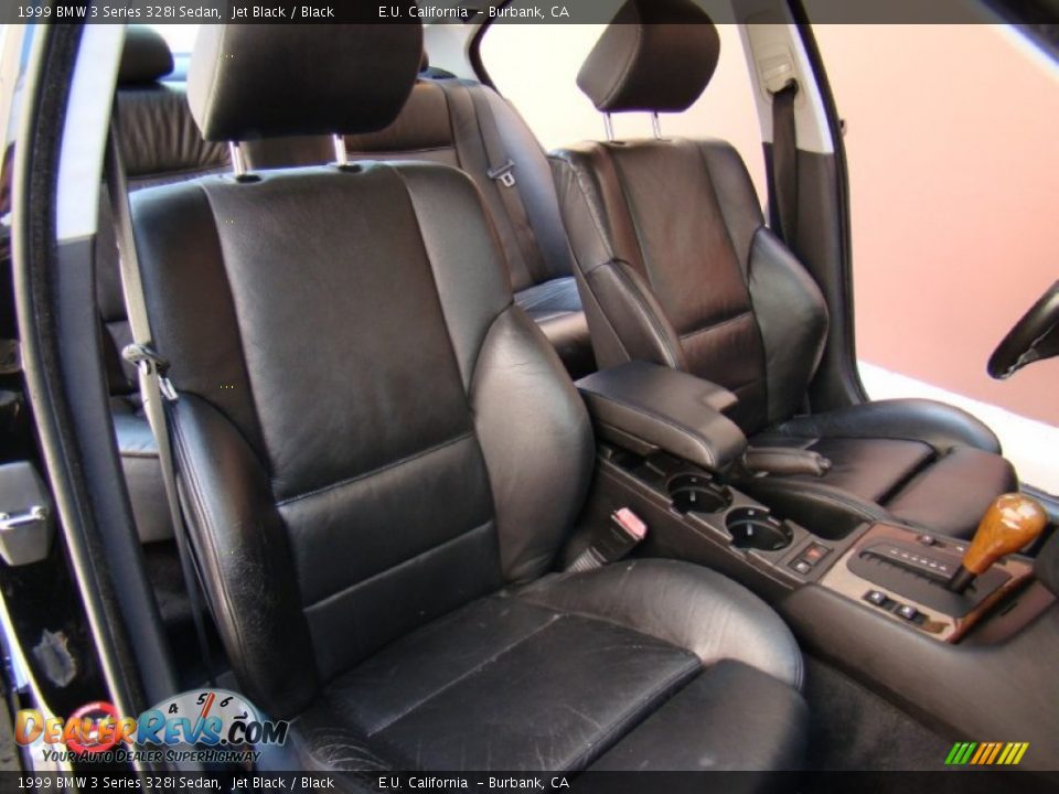 1999 BMW 3 Series 328i Sedan Jet Black / Black Photo #13