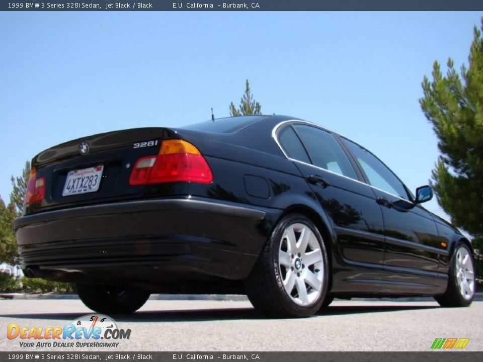 1999 BMW 3 Series 328i Sedan Jet Black / Black Photo #15