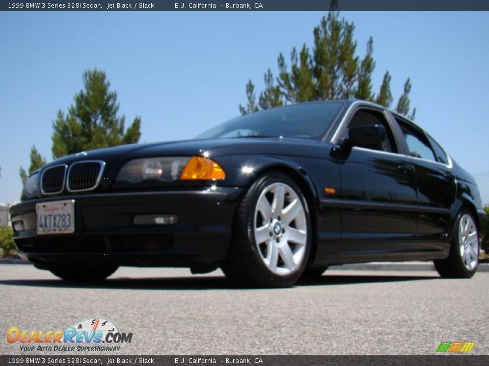1999 BMW 3 Series 328i Sedan Jet Black / Black Photo #17