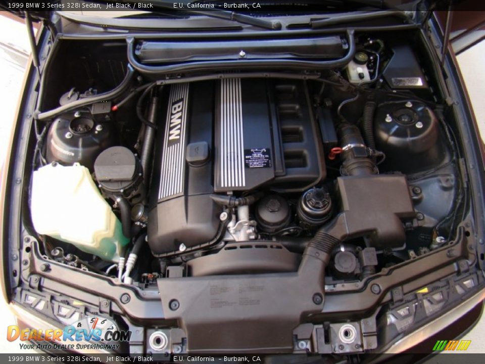 1999 BMW 3 Series 328i Sedan Jet Black / Black Photo #18