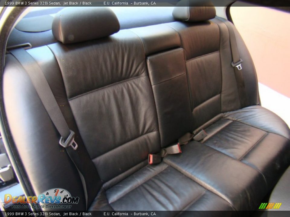 1999 BMW 3 Series 328i Sedan Jet Black / Black Photo #24