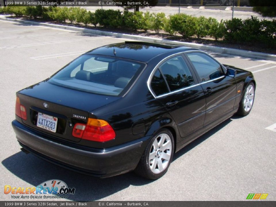 1999 BMW 3 Series 328i Sedan Jet Black / Black Photo #27