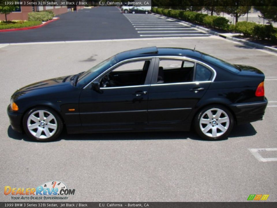 1999 BMW 3 Series 328i Sedan Jet Black / Black Photo #28