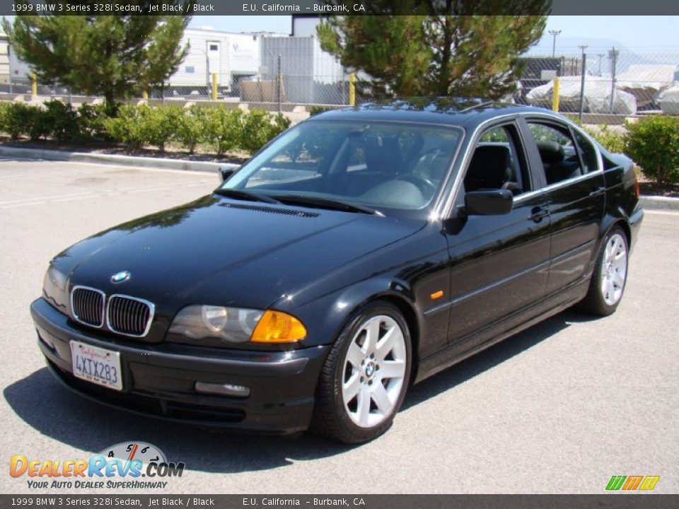 1999 BMW 3 Series 328i Sedan Jet Black / Black Photo #30
