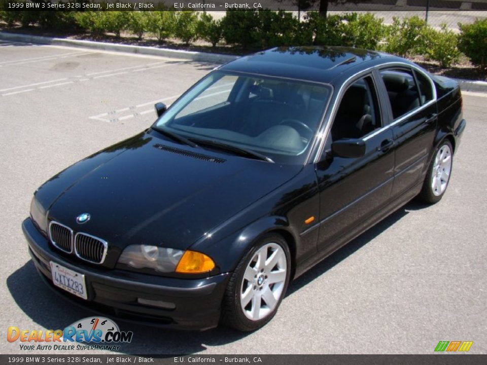 1999 BMW 3 Series 328i Sedan Jet Black / Black Photo #31