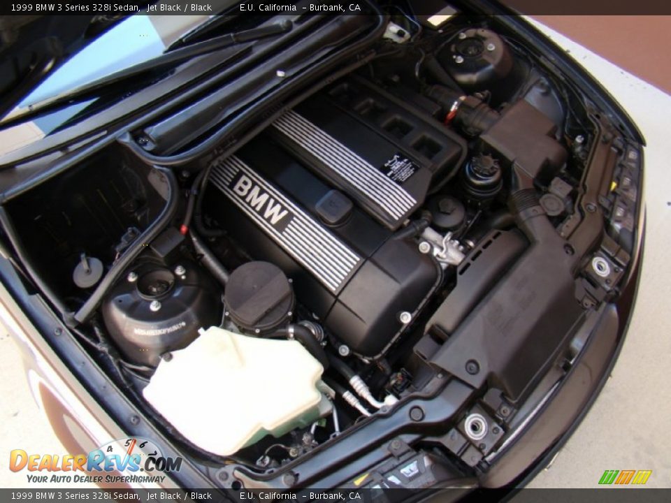 1999 BMW 3 Series 328i Sedan Jet Black / Black Photo #35