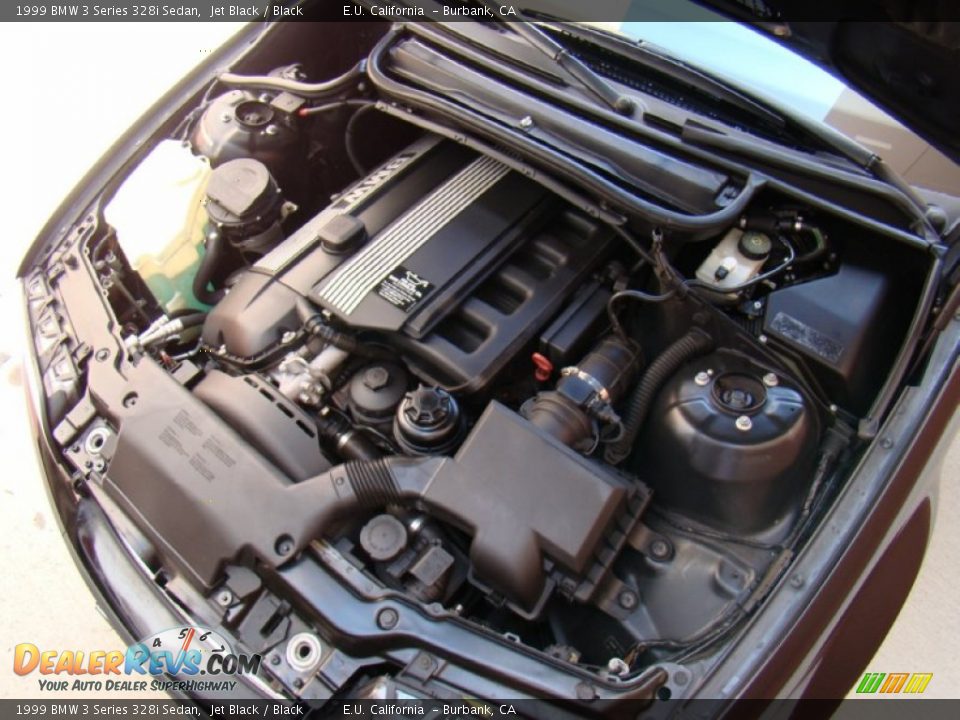 1999 BMW 3 Series 328i Sedan Jet Black / Black Photo #36