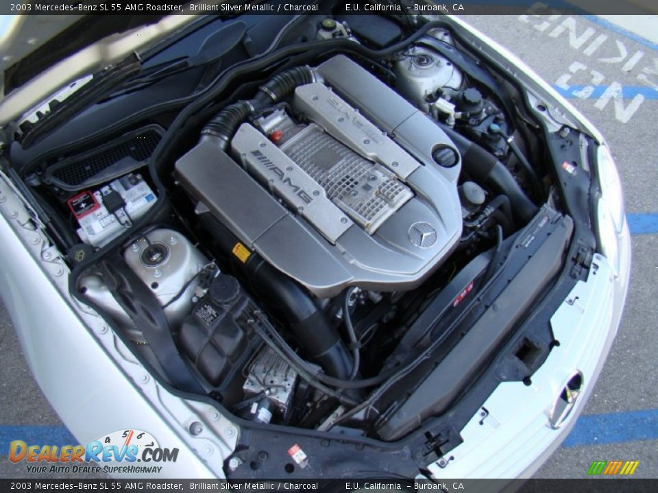 2003 Mercedes-Benz SL 55 AMG Roadster 5.4 Liter AMG Supercharged SOHC 24-Valve V8 Engine Photo #22