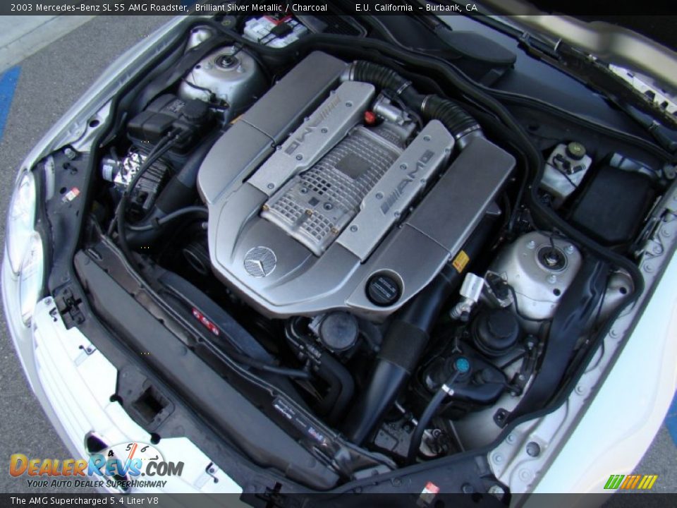 The AMG Supercharged 5.4 Liter V8 - 2003 Mercedes-Benz SL